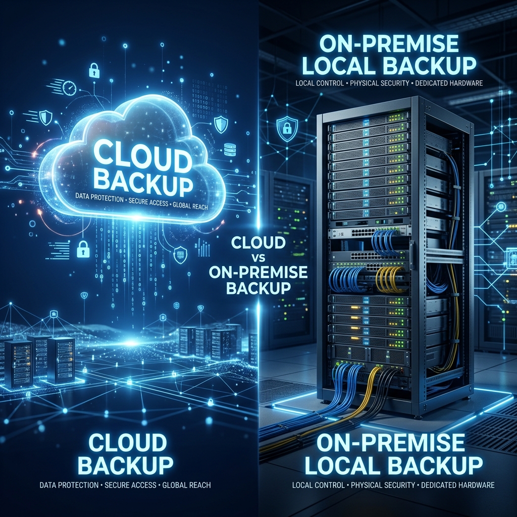 Backup na nuvem vs backup local: qual é melhor para sua empresa?